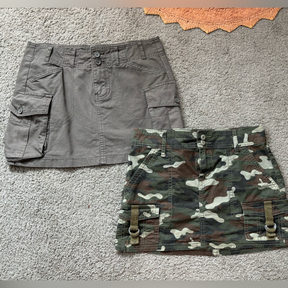 Mini cargo skirt bundle